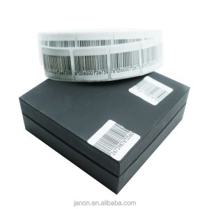 Clothing Store Retail Store EAS 8.2MHz RF Security Soft Label 30 X 30mm Coated