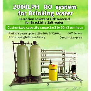 Drinking water treatment plant with drinking water plant