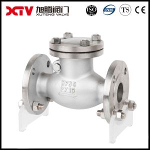 Metal Seal Stainless Steel 304/316L Flanged Swing Check Valve for Pump System