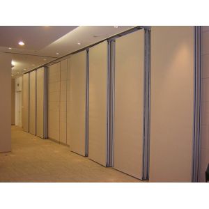 Modern Hotel Partition Wall / Soundproof Sliding Partition Wall