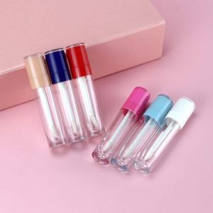 6ml Empty Lip Gloss Tube Transparent White Lipgloss Plastic