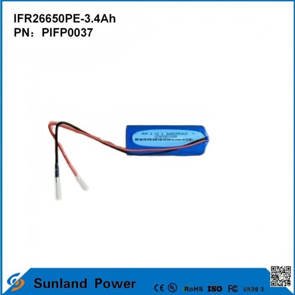 IFR26650PE-3.4Ah 3.2V LiFePO4 Battery Cell For Solar Light Flashlight Circle Life 2000 Times