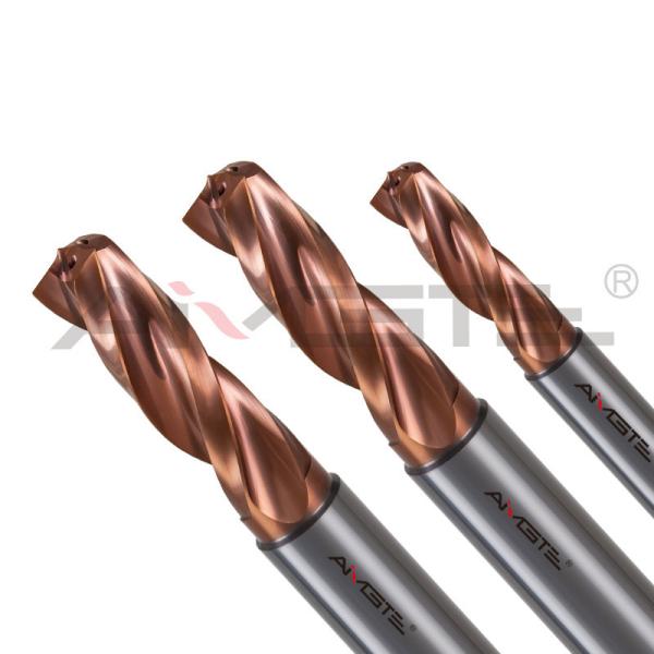 3 Flutes Solid Carbide Twist Drill 50mm - 300mm Heavy Duty Drill Bit
