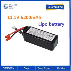 Quality CLF OEM ODM 11.1V 5300mah 6200mAh 3S 30C 15C RC Lipo Battery For GPS Quadcopter Walkera QR X350 PRO UAV for sale