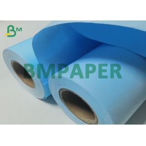 80g Two Sides Blue Printing Drawing CAD Plotter Tracing Paper In Roll