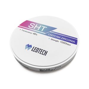 SHT Ultra-Translucent Zirconia Block , 46% Light Transmission , 1000MPa Strength