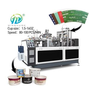 Quality 1.5-16oz High Speed Machine Paper Cup Double Wall Paper Cup Machine Disposable Paper Cup Making Machine Fully Automatic for sale