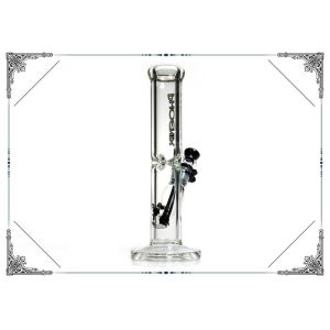 PHOENIX STAR 9MM Glass Bongs Straight Tube Smoking Water Pipe