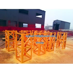 QT10 Smaller Inner Climbing Tower Crane 6m Jib Length 1t Load Capacity