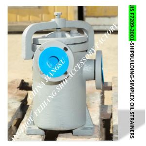 LUBE OIL PUMP SUCTION SIMPLEX OIL STRAINERS 5K-100A LA-TYPE JIS F7209-2001