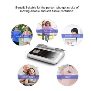Humanized Body Pain Reduction Shockwave Therapy Machine With Backlight LCD