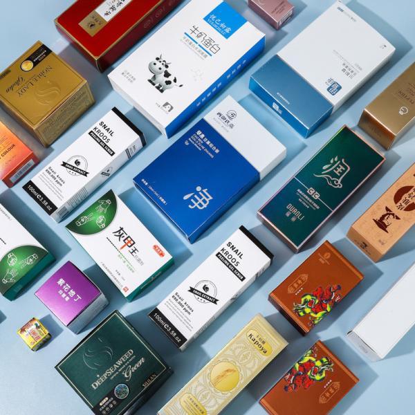 Condoms Custom Printed Cardboard White Card Paper Medicine Packaging Folding