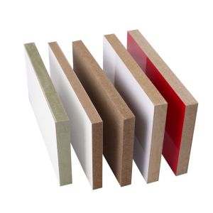 Customized 18mm 4x8 1200mm*2400mm Verified Colored Melamine Mdf Board For