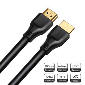 1M 0.5M 60Hz Hdmi Cable 48gbps 8k Optical 3M