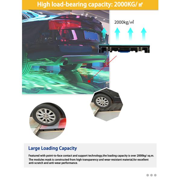 Full Color Dance Floor LED Screen P4.81 LED Screen Floor Tiles With SDK Function