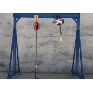 Laboratory Warehouse Height 5M 3T Manual Gantry Crane