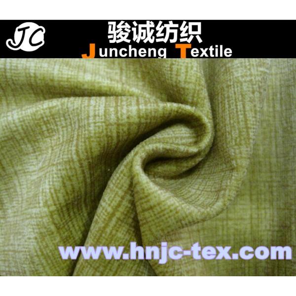 100% polyester plaid cotton imitation velvet fabric/classic imitate cotton