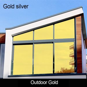 Building Privacy Window Film One Way Mirror Reflective Window Film Glass Foil