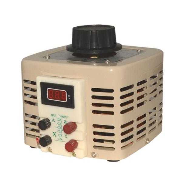 Buy TDGC2 Analog Meter Display Alternator Variac Voltage Regulator AC Automatic Variac Transformer at wholesale prices