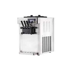 Three Flavor soft serve ice cream machine Mini Ice Cream Absorption Refrigeratio