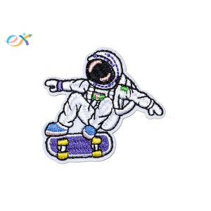 Stock Embroidery Iron-On Backing Cosmonaut Embroidered Patches