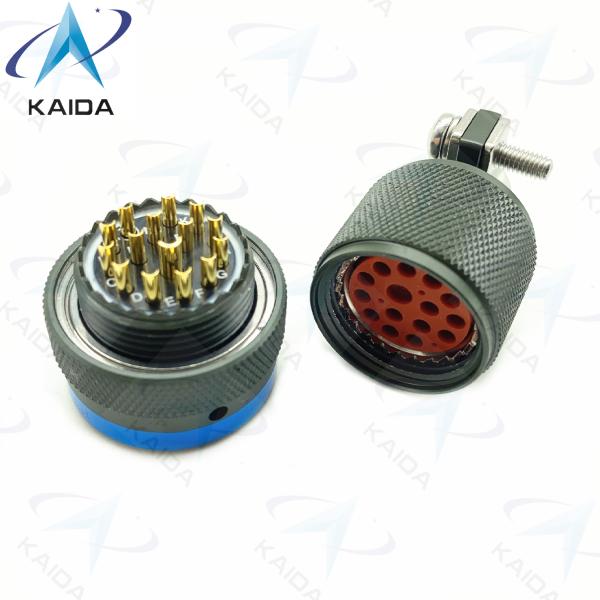 MIL-DTL-26482 Series Ⅰ Miniature Connector MS3116F14-15P Olive Green Cadmium 15 Male Pins