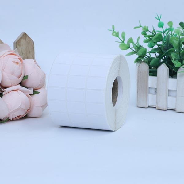 Blank Thermal Barcode Printer Label Roll , Waterproof Barcode Sticker Roll