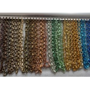 Many Colors Aluminum Alloy Chain Metal Curtains for Indoor decoration use