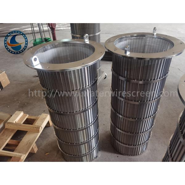 Buy Duplex Steel 2507 Wedge Wire Screen Continuous Slot Id 300mm at wholesale prices