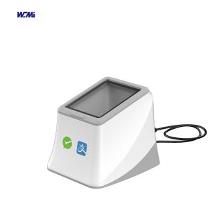 A WCMI Alipay  Negative Scanner 2d Wireless bar Code Reader Desktop Barcode Scanner Platform