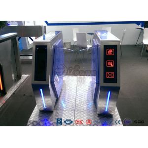 Fast Lane Flap Barrier Gate Turnstile Barrier Gate Flap Barrier With Anti