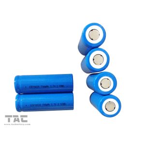 Rechargeable Lithium Ion Cylindrical Battery LIR14430 700mAh For Lighting