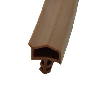 Thermoplastic Elastomer Rubber Weather Stripping Door Seal Strip With Fin 10*5