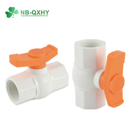 China Factory New Material High Quality Plastic /PVC/CPVC Ball Valve with Pn10 /Pn16/ ASTM Standard