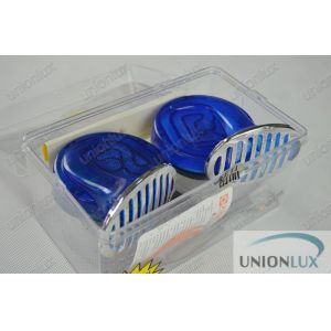 Blue Waterproof 12V Car Horn Siren , Duo-Cone Auto Shell Horn