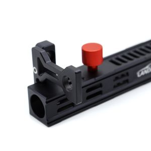 Black Aluminum Alloy Flagpole Holder for Jeep Wrangler JL Sturdy and Long