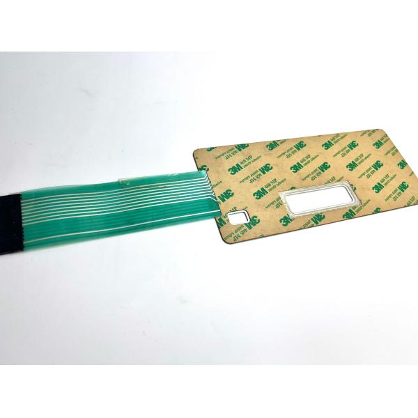 Glossy Finish Polyester Transparent Window Metal Dome Switch For CNC Machine