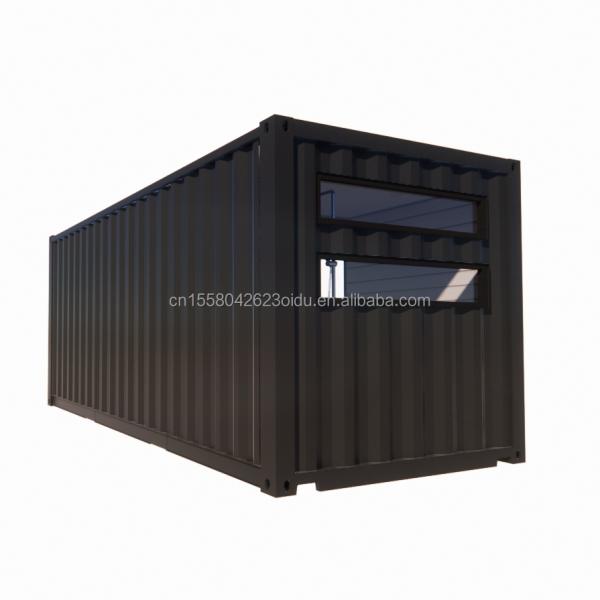 50/75/100mm Wave Sandwich Panel Wall Modern 20ft EU Prefabricated Container houses Wooden House Independent Garden Apartment for Hotel
