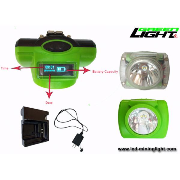13000LUX Led Mining Cap Lamp , Portable Miners Helmet Light IP68 Waterproof