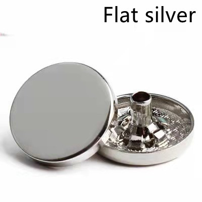 China Factory Stock Service Custom Spring Metal Alloy Snap Buttons For Clothing