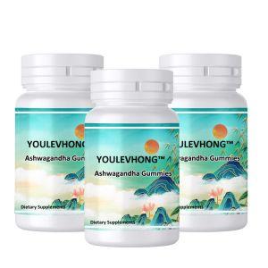 YOULEVHONG Ashwagandha Gummies Supplement - Gluten Free Non GMO Soy Free Vegan