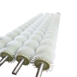 TUV Industrial Nylon Roller Cleaning Brush Rotating Cylindrical