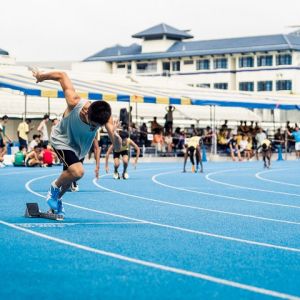 synthetic rubber running track for international sports stadiums