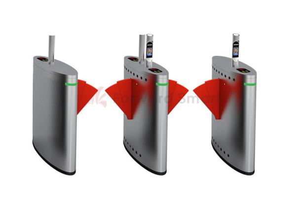 Buy Access Control 220V TCP IP Network Flap Barrier Turnstile at wholesale prices