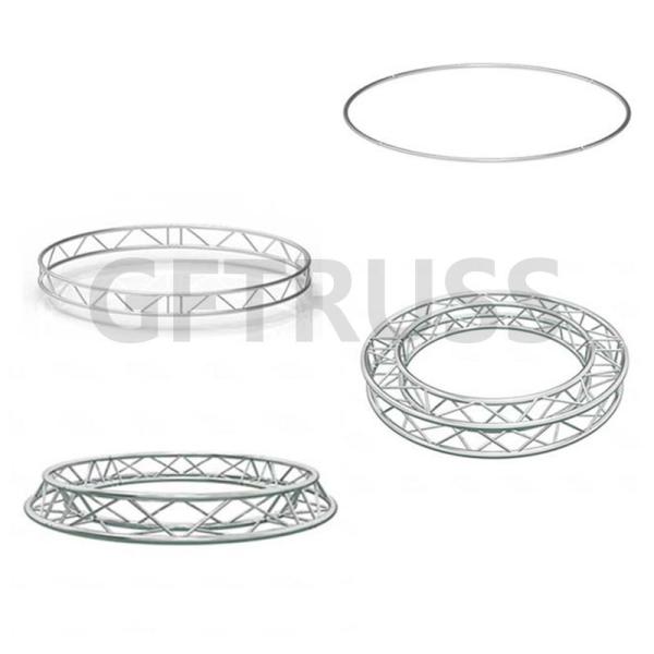 Circle Roof Box Led Stage Lighting 0.5m Aluminum Spigot Truss