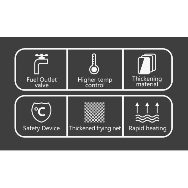13L Capacity Industrial Deep Fryer For Potato Chips And Chicken Frying