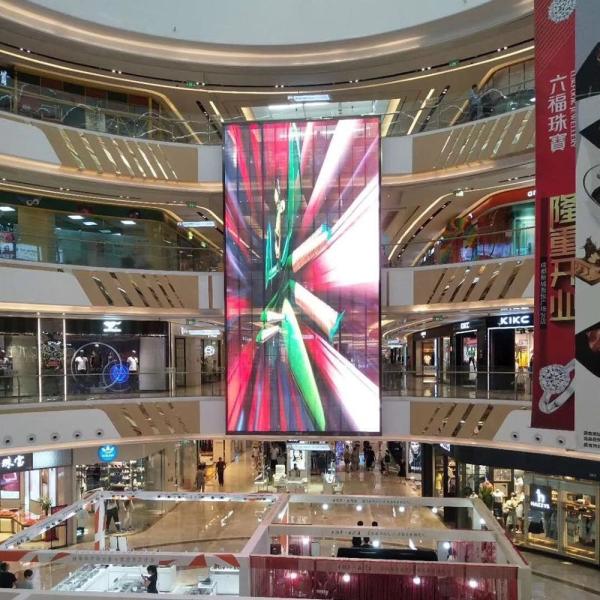 256x64 Flexible Transparent LED Screens Advertising LED Display Video Wall