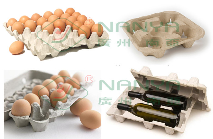 Egg Tray Pulp Moulding Machine Semiautomatic CE Approved 800Pcs / H