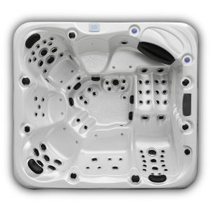 Portable 1 Lounge Outdoor Bathtub Mutil-Funtion Whirlpool Waterfall Spa Tub With