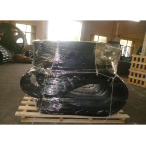 Adjustable 52 Links Paver Rubber Tracks For Construction Machinery